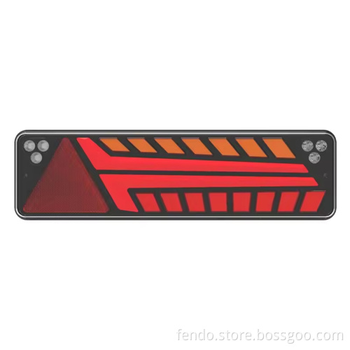 10-30V Truck Trailer Combination Tail Lamp - Waterproof Stop, Tail, and Reverse Light